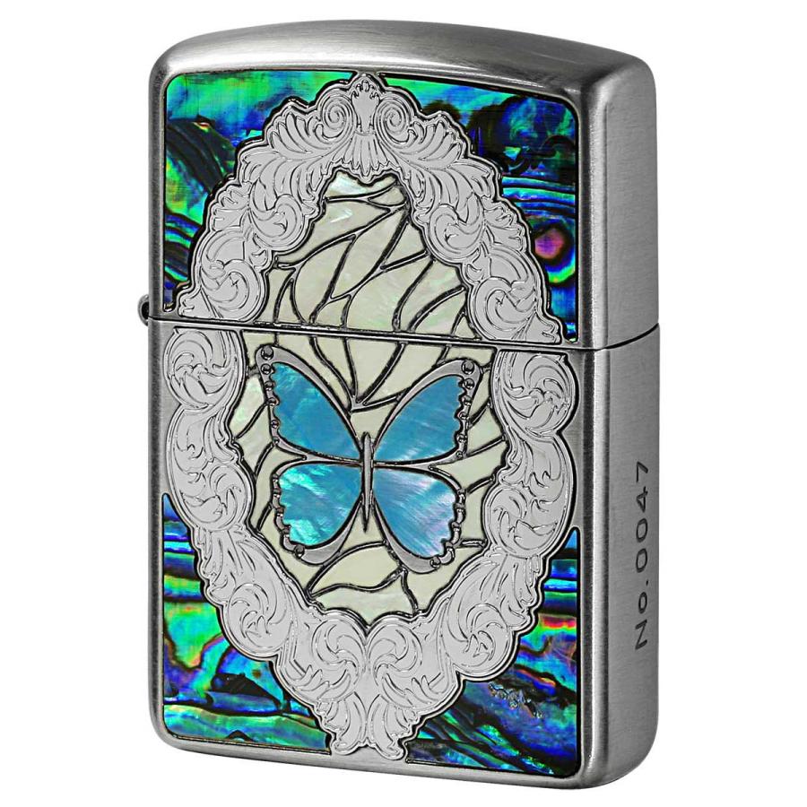 Zippo ジッポライター Butterfly and Rose Antique Nickel BL kaji728Zippo専門店