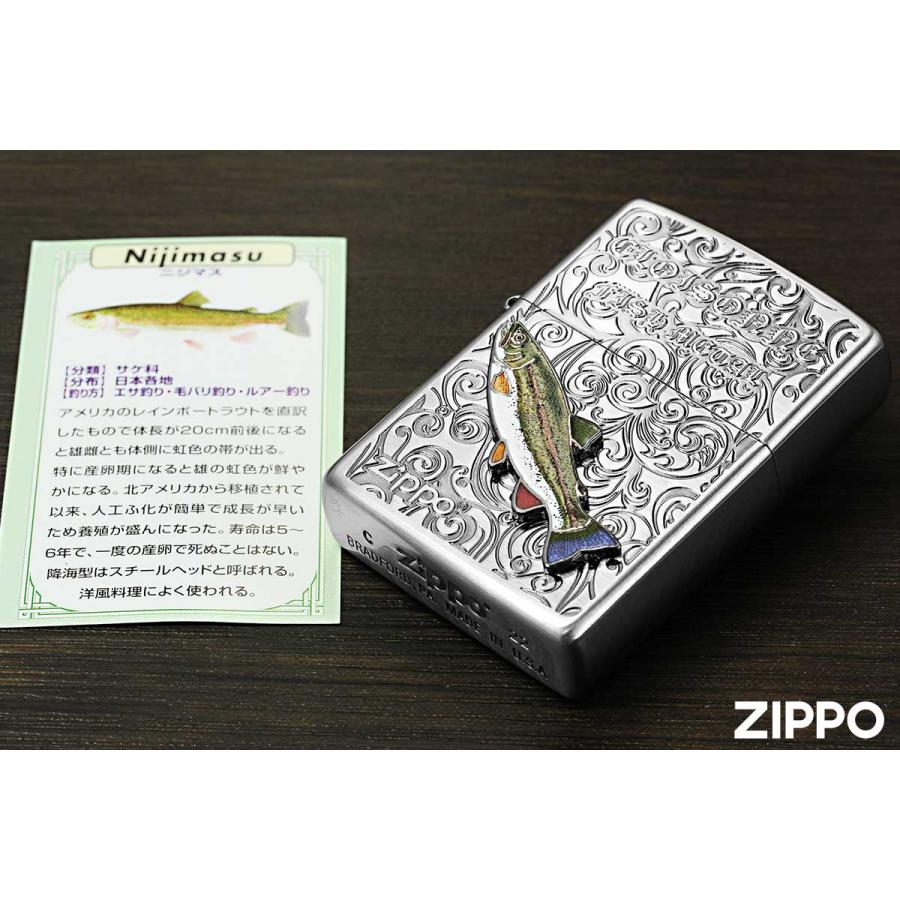 ZIPPO Zippo ジッポライター 虹鱒 ニジマス ヴィンテージ 七宝 ZIPPO Zippo ジッポライター 虹鱒 ニジマス ヴィンテージ 七宝