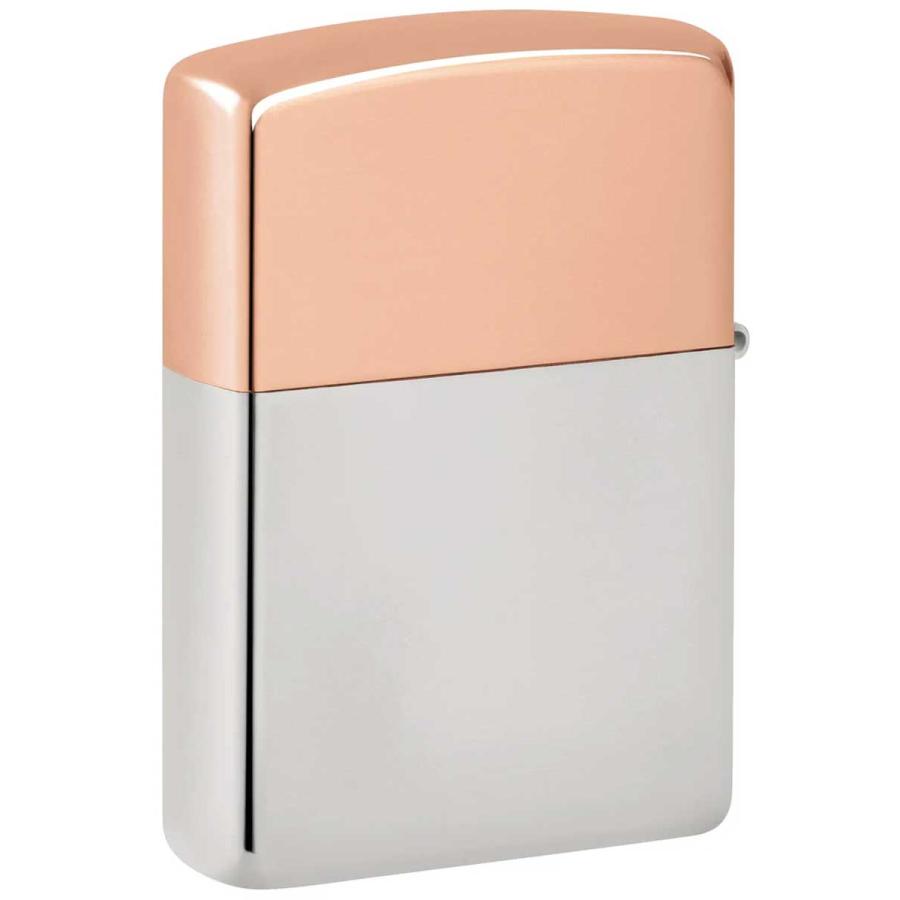 Zippo ジッポライター 限定生産 BIMETAL Sterling Silver & Copper バイメタル スターリングシルバー＆カッパー 48695｜zippo-flamingo｜02