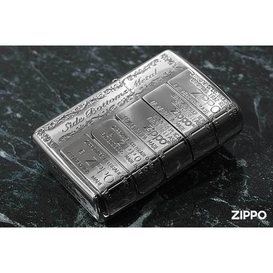 Zippo ジッポ ジッポー ライター Bottom Metal ＃200 ニッケルイブシ 