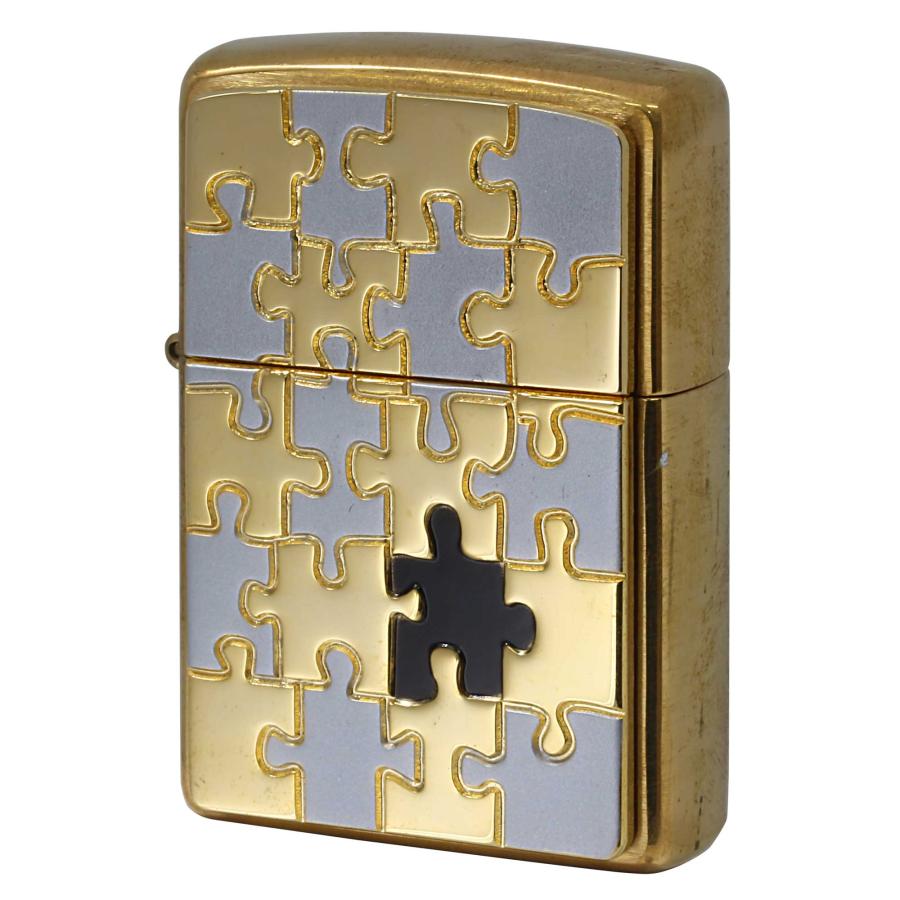 ZIPPO（ジッポー） 絶版/ヴィンテージ 中古 2004年製造パズル柄メタル 