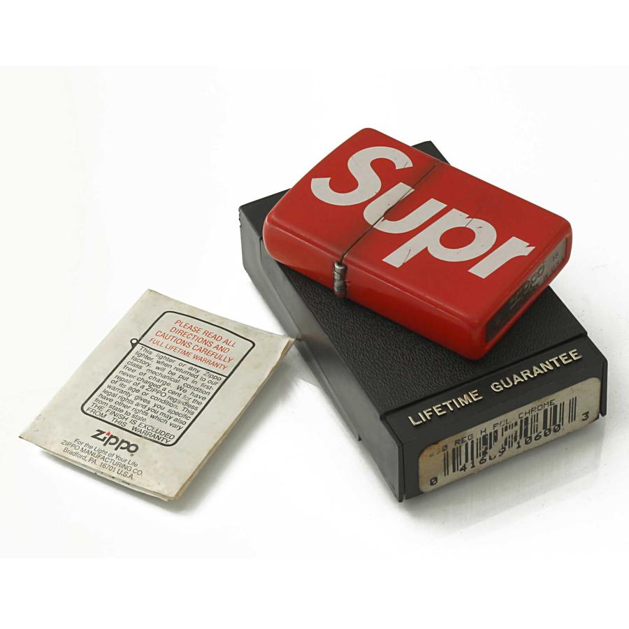 Supreme Logo Zippo 2018SS 新品未使用 ZIPPO（ジッポー） 絶版/ヴィンテージ 中古 2018年製造シュプリーム
