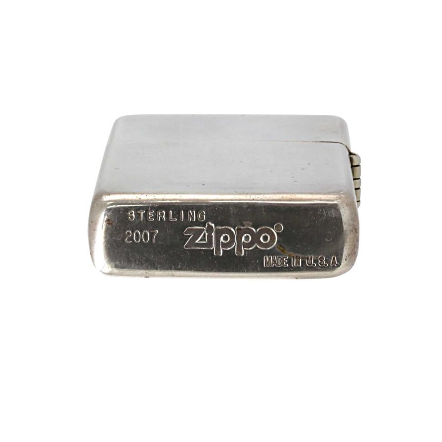 【レア】zippo スターリングシルバー　2007年製 ZIPPO 絶版/ヴィンテージ Zippo ジッポー 中古 2007年製造