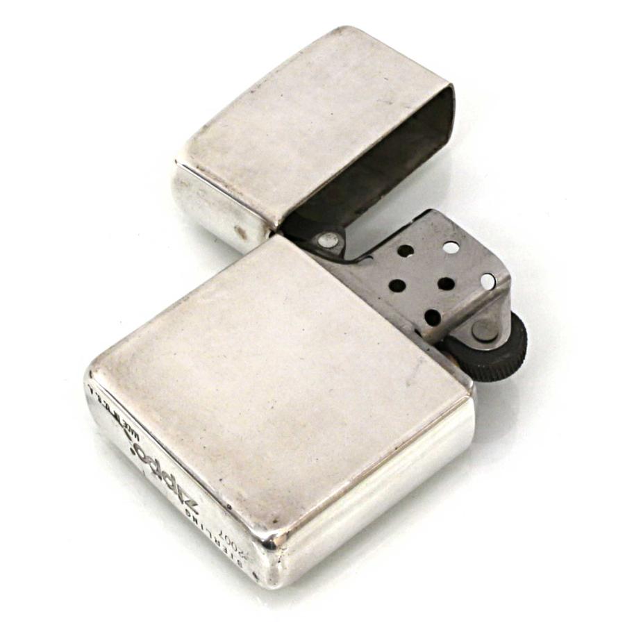 【レア】zippo スターリングシルバー　2007年製 ZIPPO 絶版/ヴィンテージ Zippo ジッポー 中古 2007年製造