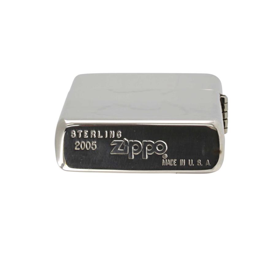 ZIPPO 絶版/ヴィンテージ Zippo ジッポー 中古 2005年製造純銀