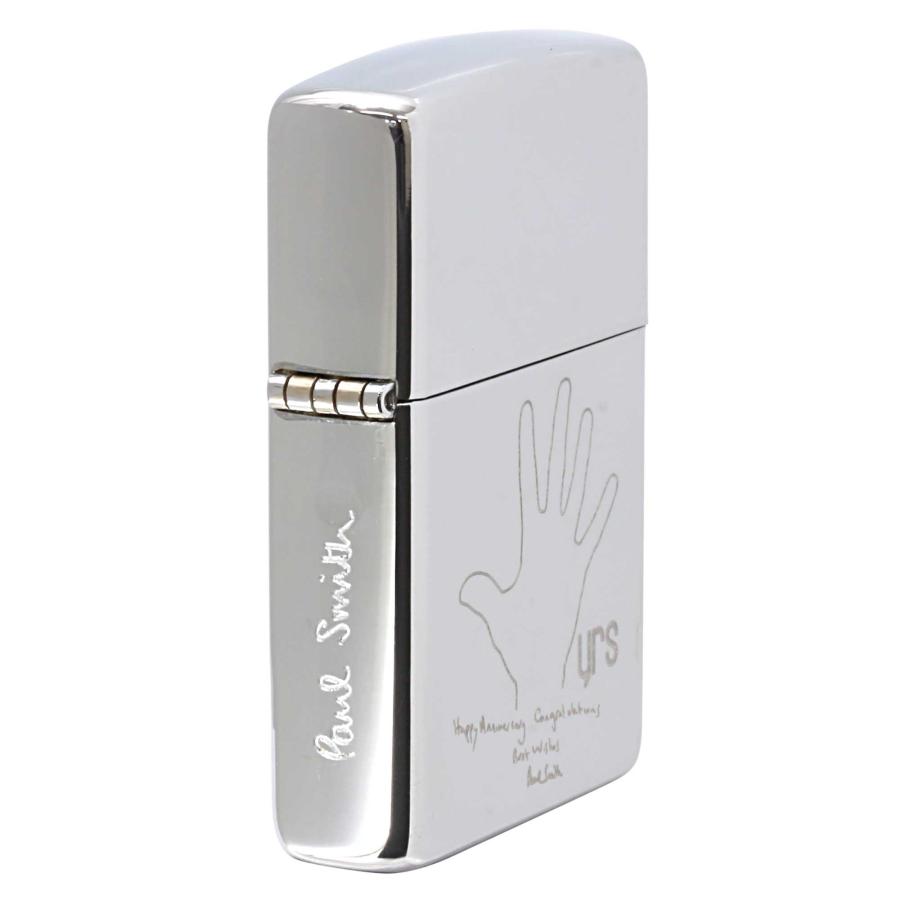 ZIPPO　ジッポー　「ポール・スミス」ブランド　　　　未使用　両面加工　高級品 ZIPPO（ジッポー） 絶版/ヴィンテージ 中古 2002年製造ZIPPO Paul