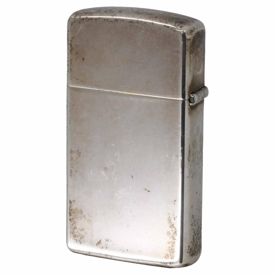 ZIPPO（ジッポー） 絶版/ヴィンテージ 中古 2001年製造純銀 スリム 
