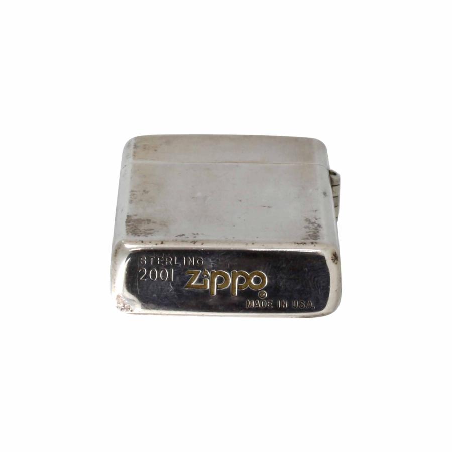 ZIPPO（ジッポー） 絶版/ヴィンテージ 中古 2001年製造純銀 スリム 