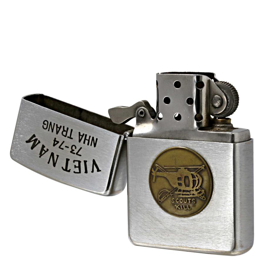 【ベトナムZIPPO】 1972年製 VIETNAM SAIGON 72-73 ZIPPO 絶版/ヴィンテージ Zippo ジッポー 中古 1972年製造