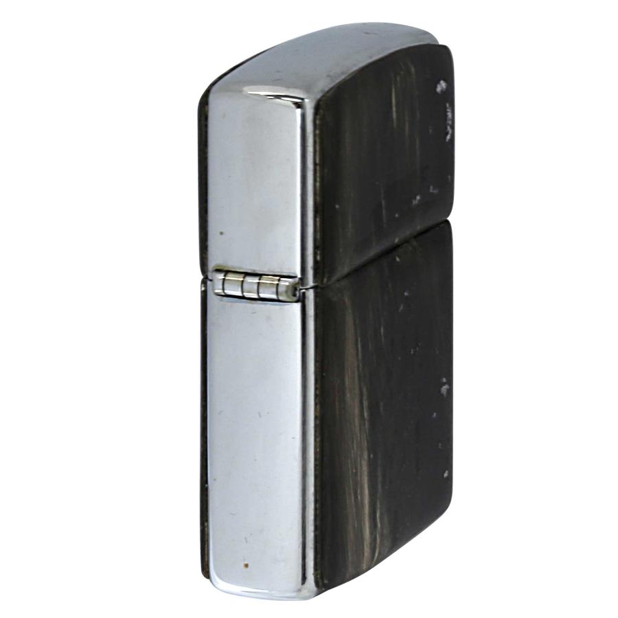 絶版/ヴィンテージ Zippo ジッポー 中古 1999年製造木目調 樹脂プレート貼り ダークブラウン [C]使用感あり傷汚れあり｜zippo-flamingo｜07