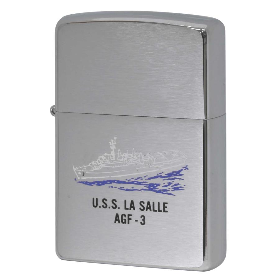 絶版/ヴィンテージ Zippo ジッポー 中古 2003年製造USS La Salle AGF-3 