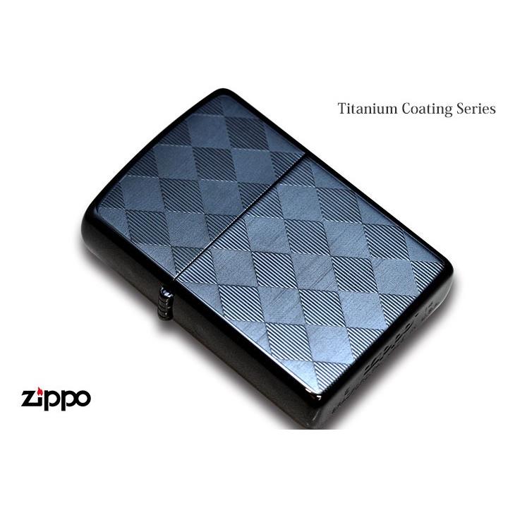 Zippo ジッポライター Titanium Coating Series ARGYLE Ti-BK-A（D） メール便可｜zippo-flamingo｜03