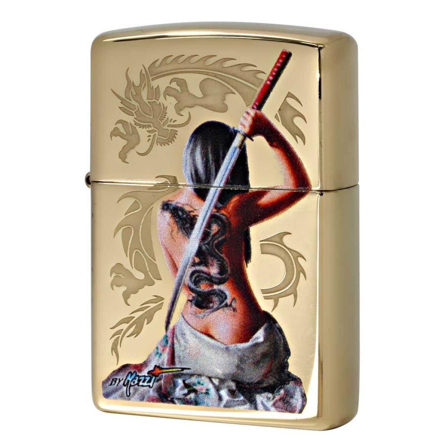 Zippo ジッポライター Claudio Mazzi Women Sword Dragon 29668