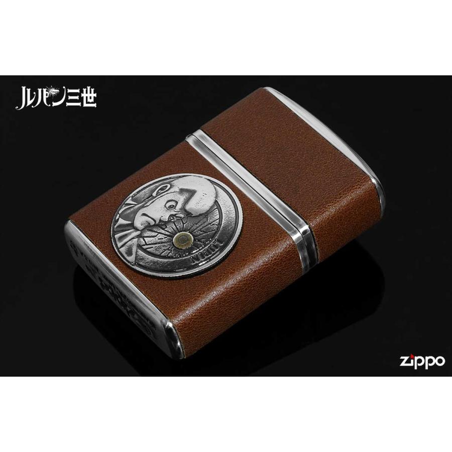 ルパン三世ジッポライターの Zippo ジッポー ルパン三世 アニメ キャラ 革巻き 牛革