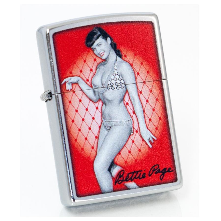 Zippo Bettie Page ベティ ペイジ ジッポーライター 喫煙具とお香の専門店 Landing 通販 Yahoo ショッピング