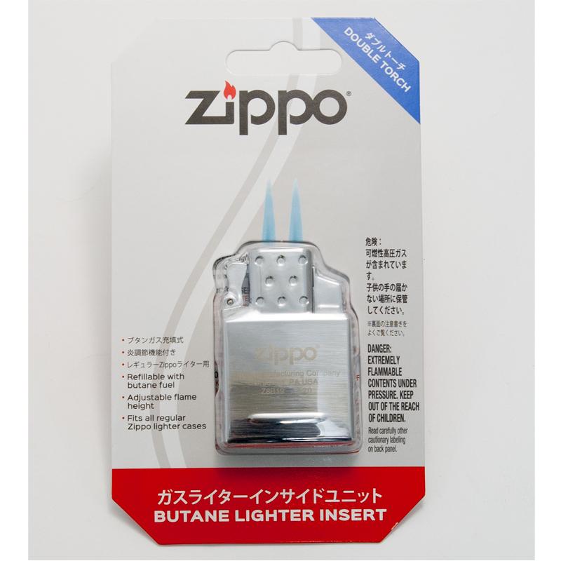 当店限定販売ZIPPO ジッポー ガスライターインサイドユニット ダブルトーチ 65837 純正 ガス充填済み