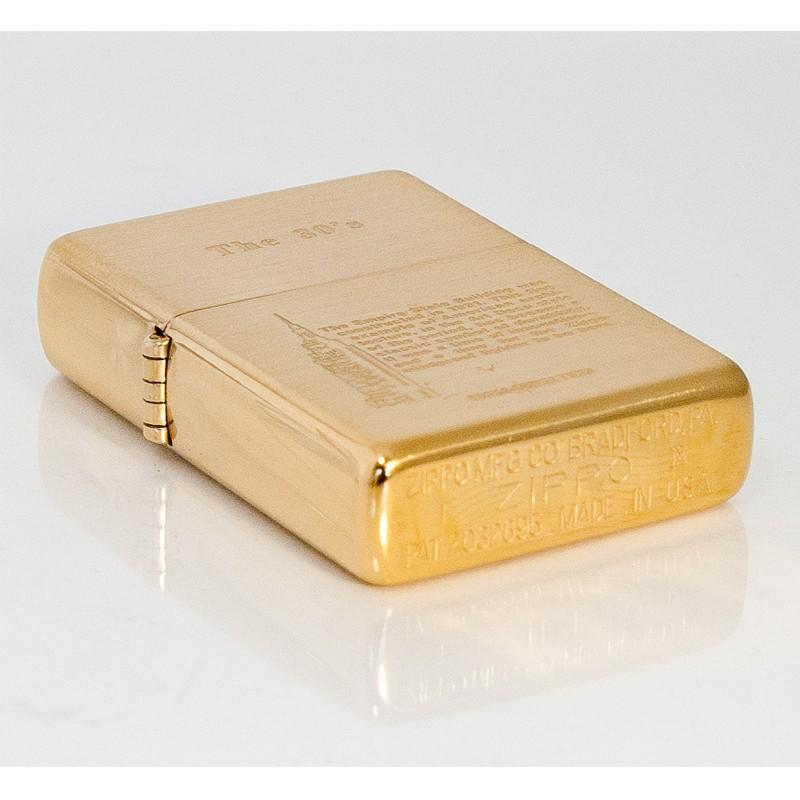 ZIPPO（ジッポー） イタヤ・コレクション The 30's ソリッドブラス