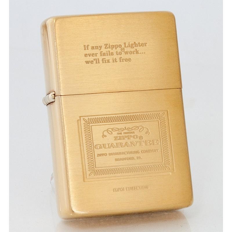 ZIPPO イタヤ・コレクション GUARANTEE 保証書 ソリッドブラス 1993年 
