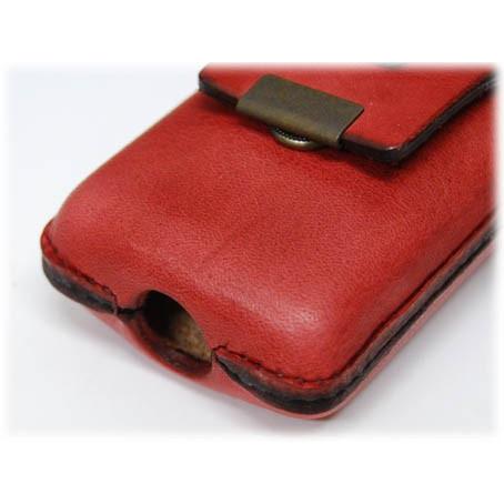 ZIPPO（ジッポー） ZIPPOケース ベルト通し付 RED ZIPPOライター