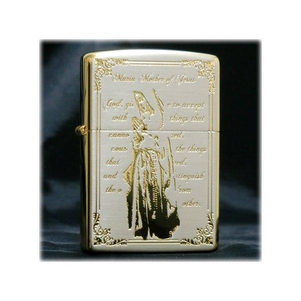 ZIPPO（ジッポー） ジッポーライター 聖母マリア SGメッキ : ZIPPO