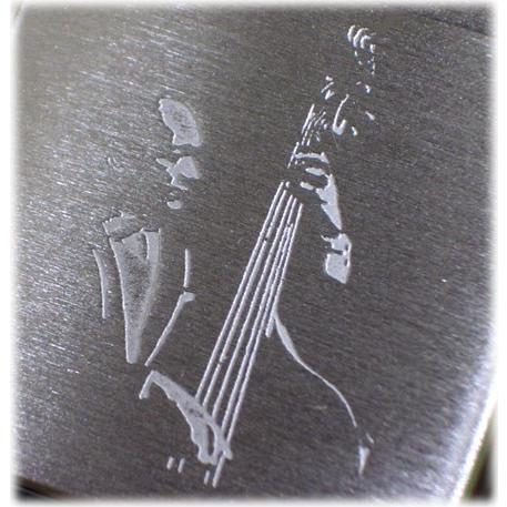 【希少】ジャズ ZIPPO ウッドベースブラス グエンヒエフ様専用希少ジャズZIPPOウッドベースブラス古美仕上げ