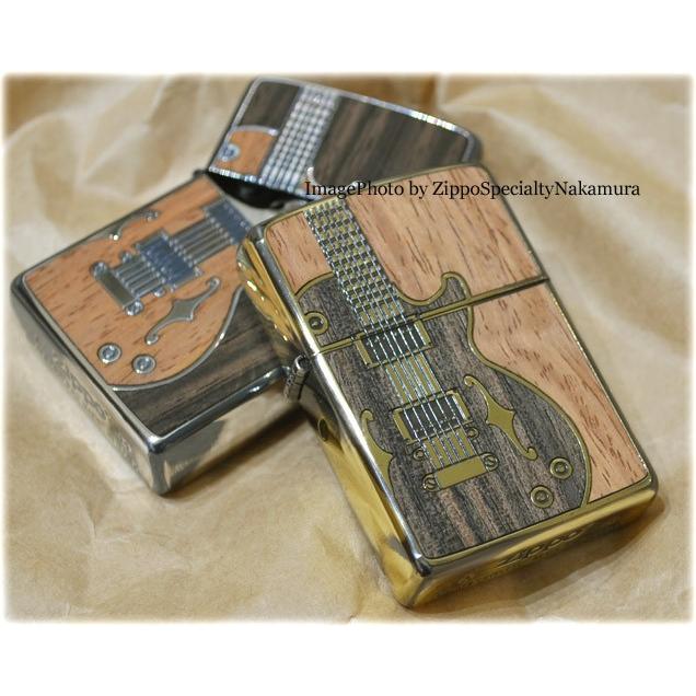 ZIPPO アンティークグローブ SV/ウッドインレイ 両面加工 【公式