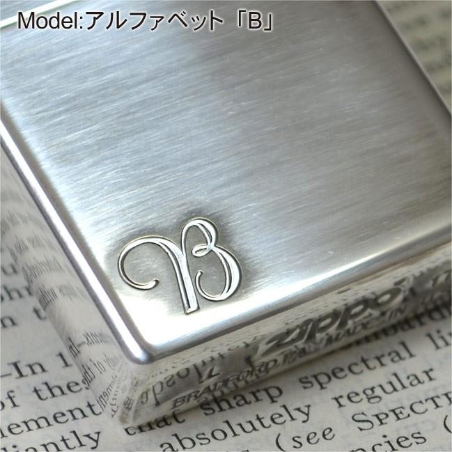 ZIPPO ジッポーライター Alphabet アルファベット - F -の画像