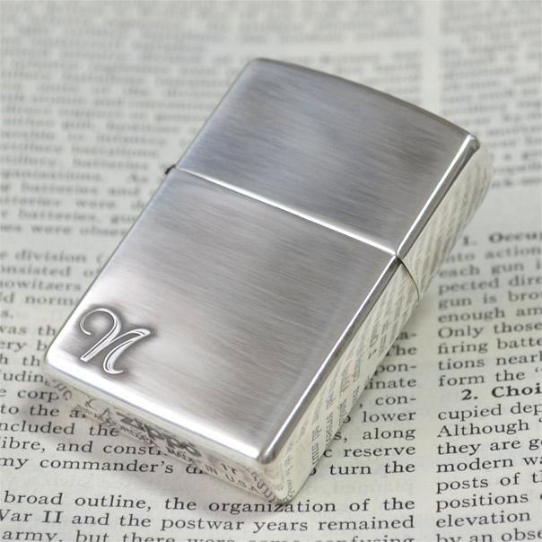 ZIPPO ジッポーライター Alphabet アルファベット - N -の画像