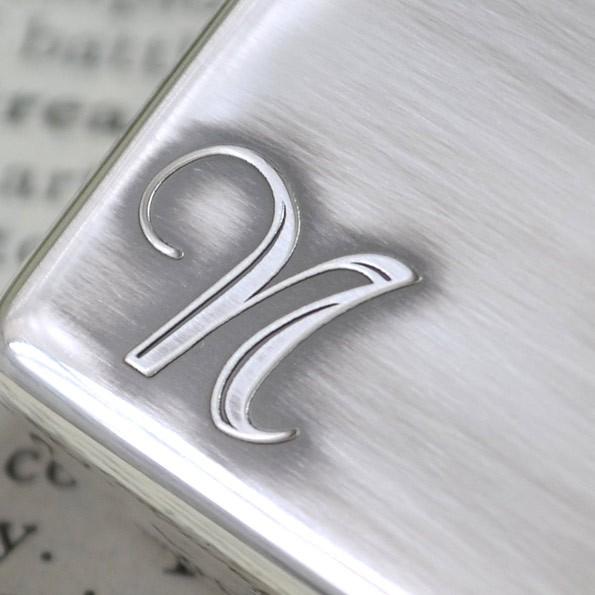 ZIPPO ジッポーライター Alphabet アルファベット - N -の画像