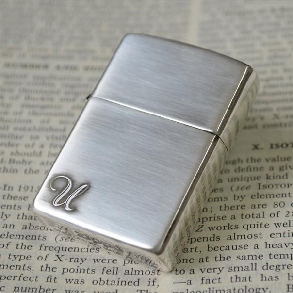ZIPPO ジッポーライター Alphabet アルファベット - U -の画像