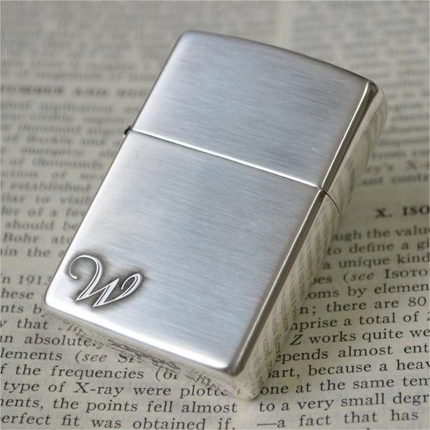 ZIPPO ジッポーライター Alphabet アルファベット -W -の画像