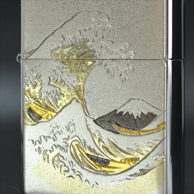 ZIPPO（ジッポー） ジッポーライター 電鋳板 波富士 : ZIPPO Specialty