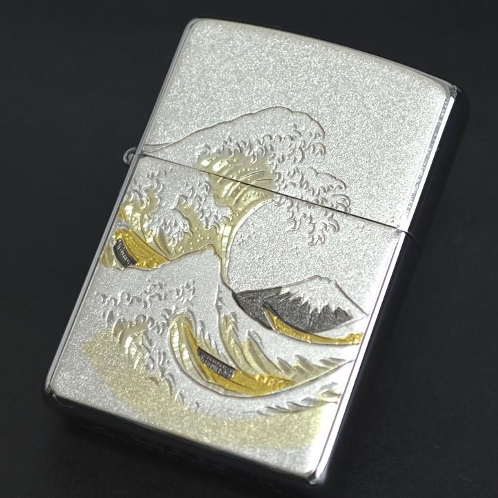 ZIPPO（ジッポー） ジッポーライター 電鋳板 波富士 : ZIPPO Specialty