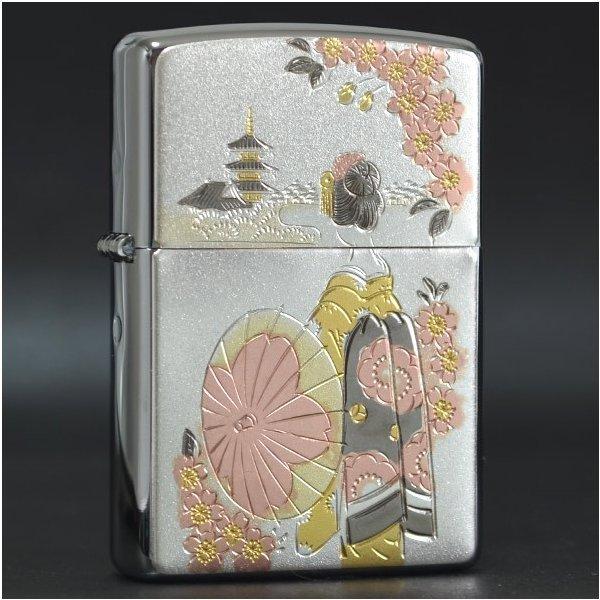 ZIPPO - ジッポーライター 電鋳板 おどり子 P 楽器、手芸、コレクション-喫煙具、ライター