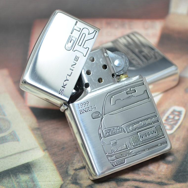 ZIPPO ジッポーライター 限定1969本 日産 SKYLINE GT-R BNR34_3