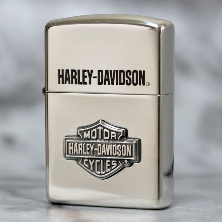 ZIPPO ジッポーライター ジッポライター HARLEY-DAVIDSON ハーレーダビッドソン 日本限定モデル HDP-スターリングシルバー  バー＆シールド