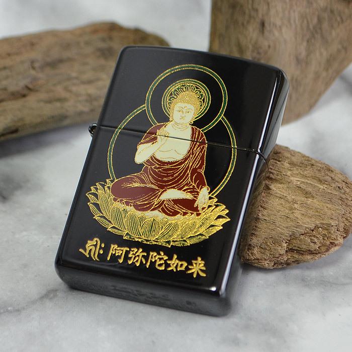 ZIPPO（ジッポー） ジッポーライター 本金蒔絵 仏像シリーズ 「阿弥陀