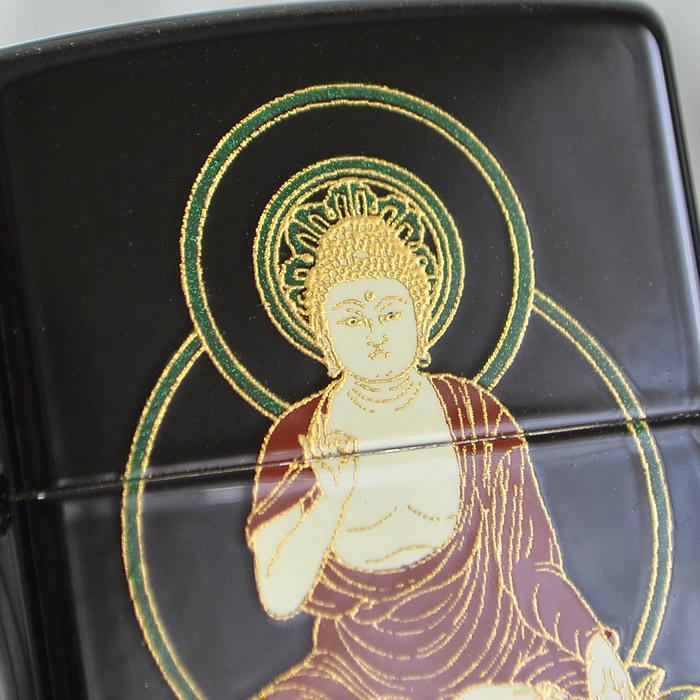 ZIPPO（ジッポー） ジッポーライター 本金蒔絵 仏像シリーズ 「阿弥陀