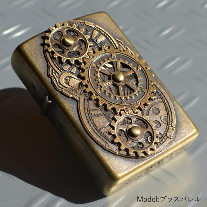 ZIPPO（ジッポー） ジッポーライター 3つの歯車が回転！ ギアメタル 