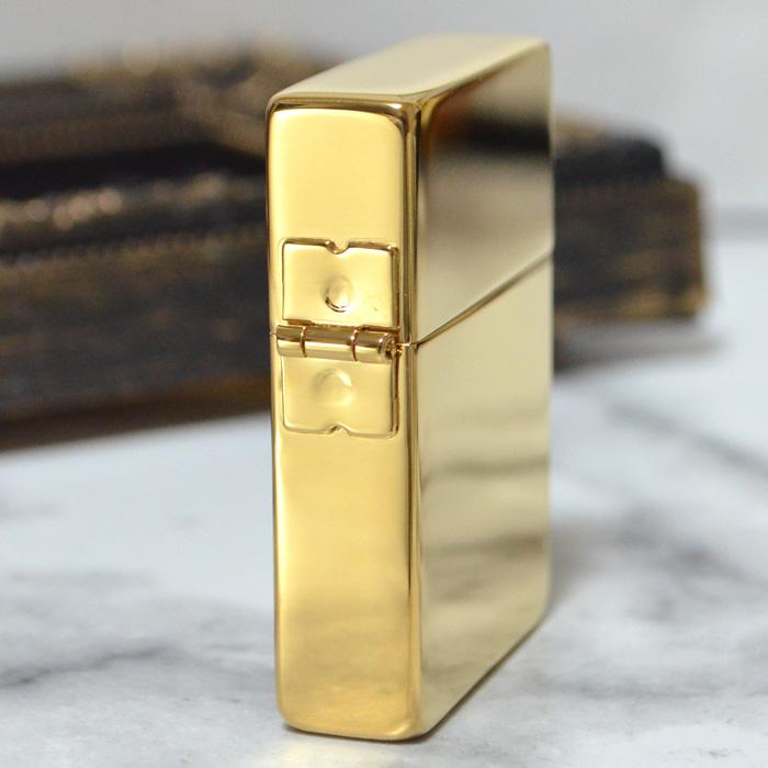 ZIPPO ジッポーライター #1935 レプリカモデル 金めっき ミラー （金タンク＆サイドロゴ）の画像