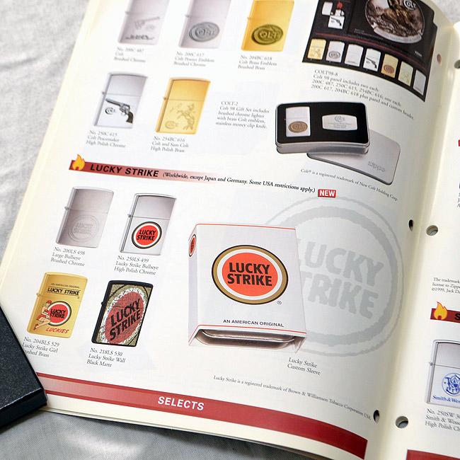 ZIPPO（ジッポー） ZIPPO本社カタログ 1999 Collection : ZIPPO