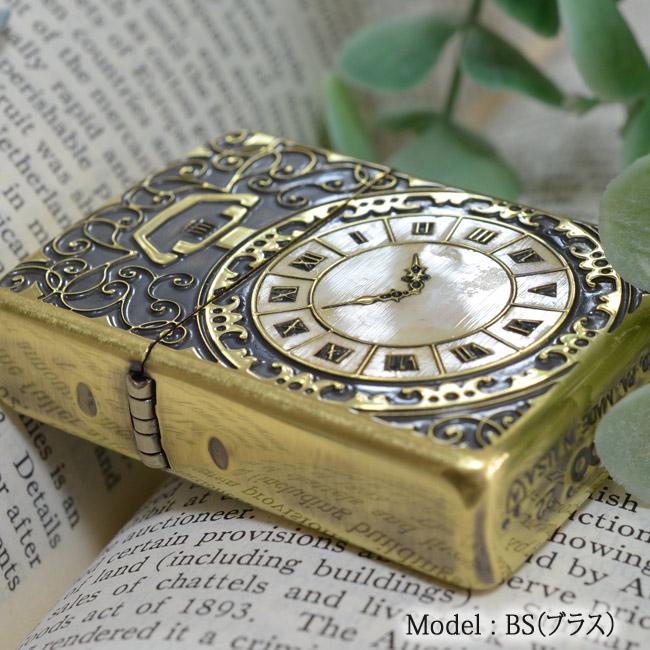 ZIPPO ジッポーライター ARMOR SHELL WATCH INLAY シェルウォッチインレイ BS（ブラス）の画像