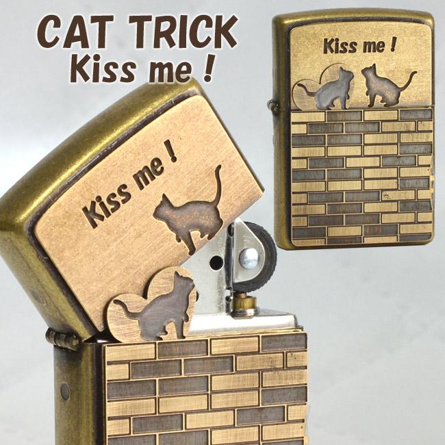 ZIPPO ジッポーライター ジッポライター キャットトリック CAT TRICK ゴールド（ブラスバレル） 23062607ZIPPO