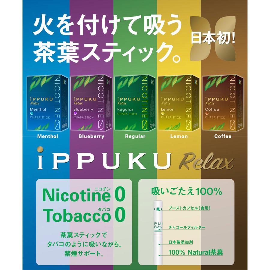 iPPUKU Relax イップクリラックス [アイスメンソール] 1箱20本入×4箱