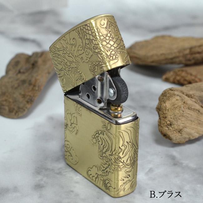 ZIPPO（ジッポー） ジッポーライター 4面龍虎 Dragon＆Tiger BS
