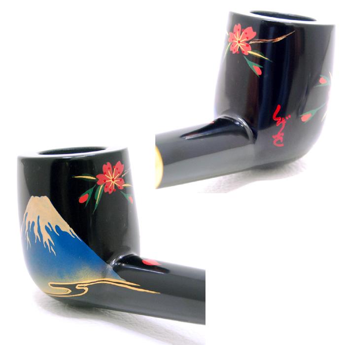 TSUGE ツゲ 柘製作所 蒔絵 春「桜花富士」◇ 喫煙具 パイプ・パイプ