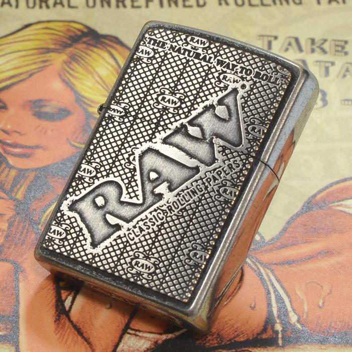 ZIPPO ジッポーライター RAW Zippo ウォーターマークメタル : ZIPPO 