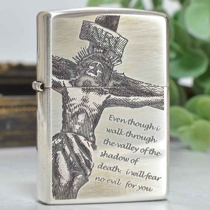 ZIPPO（ジッポー） ジッポーライター Zippoキリスト 銀いぶし加工 
