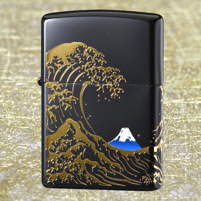 ZIPPO（ジッポー） ジッポーライター JapaneseDesign 和柄 【波富士