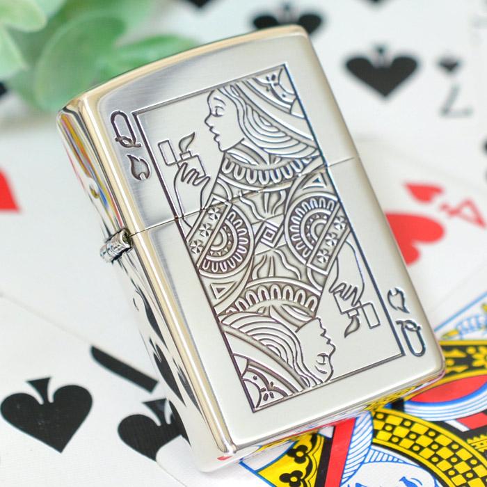 ZIPPO（ジッポー） ZPトランプ クイーン シルバーコーティング